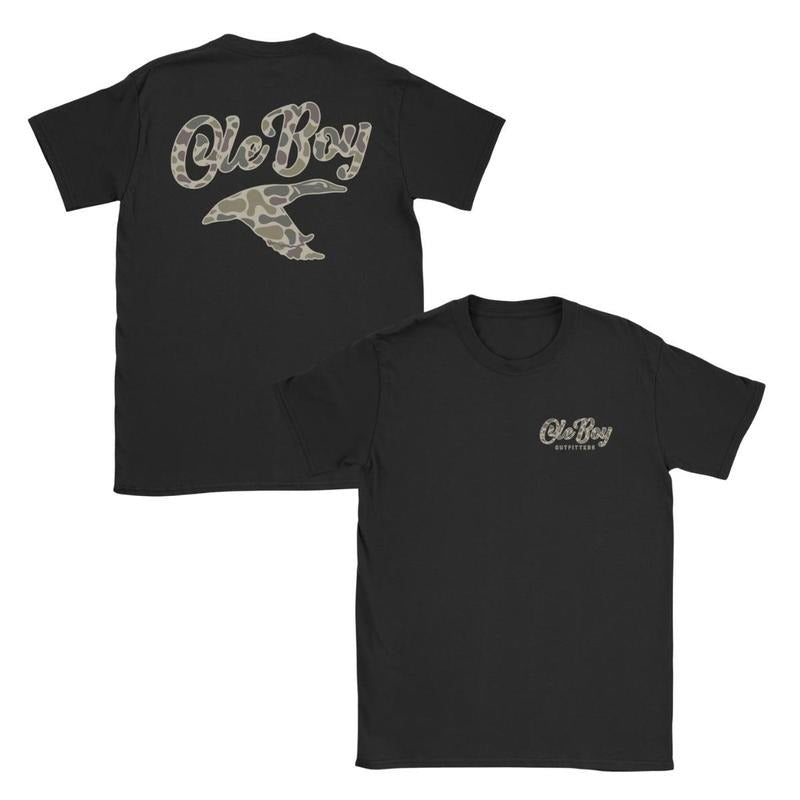 Ole Boy Camo Duck Hunting Outdoor Sportsman Classic - Adult & Kids T-Shirts, Sweatshirts & Hoodies apparel design preview 1