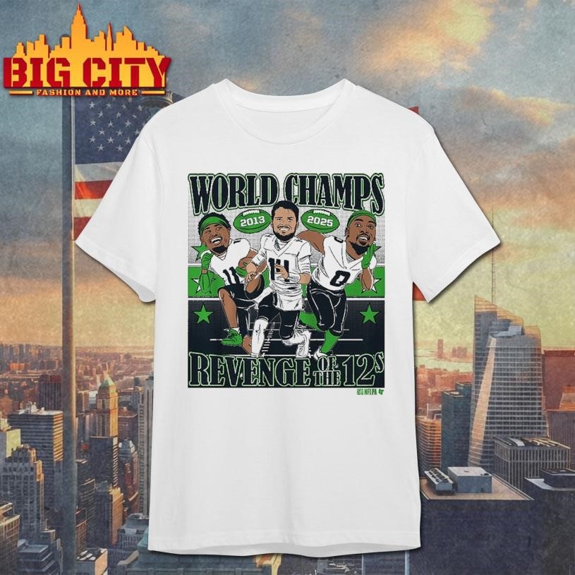 Sam Darnold, Jaxon Smith-Njigba, DeMarcus Lawrence - Adult & Kids T-Shirts, Sweatshirts & Hoodies apparel design preview 1
