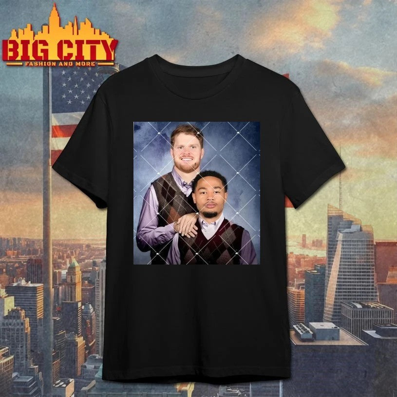 Sam Darnold Jaxon Smith-Njigba Football Seattle Step - Adult & Kids T-Shirts, Sweatshirts & Hoodies apparel design preview 1