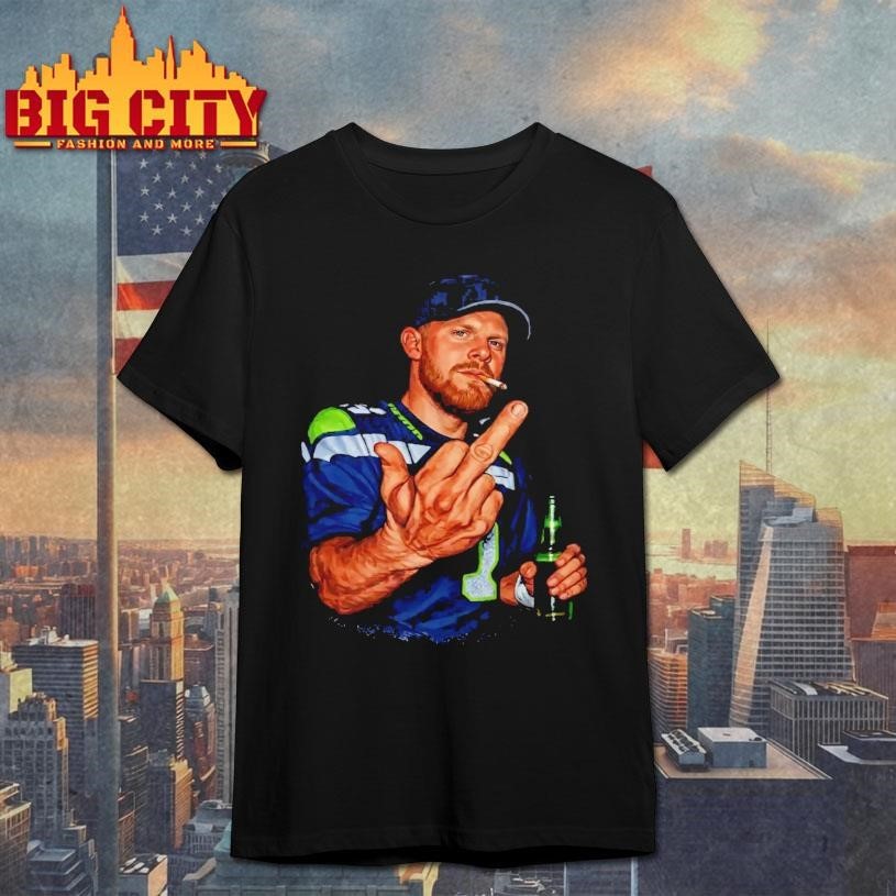 Sam Darnold Middle Finger - Adult & Kids T-Shirts, Sweatshirts & Hoodies apparel design preview 1