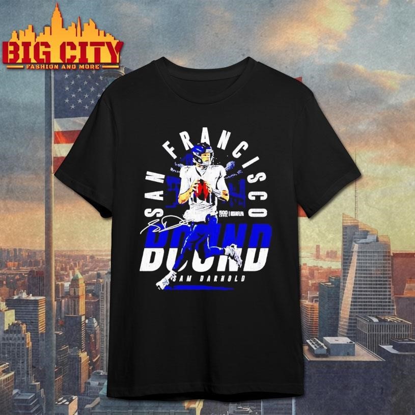Sam Darnold Seattle San Francisco Bound Signature - Adult & Kids T-Shirts, Sweatshirts & Hoodies apparel design preview 1