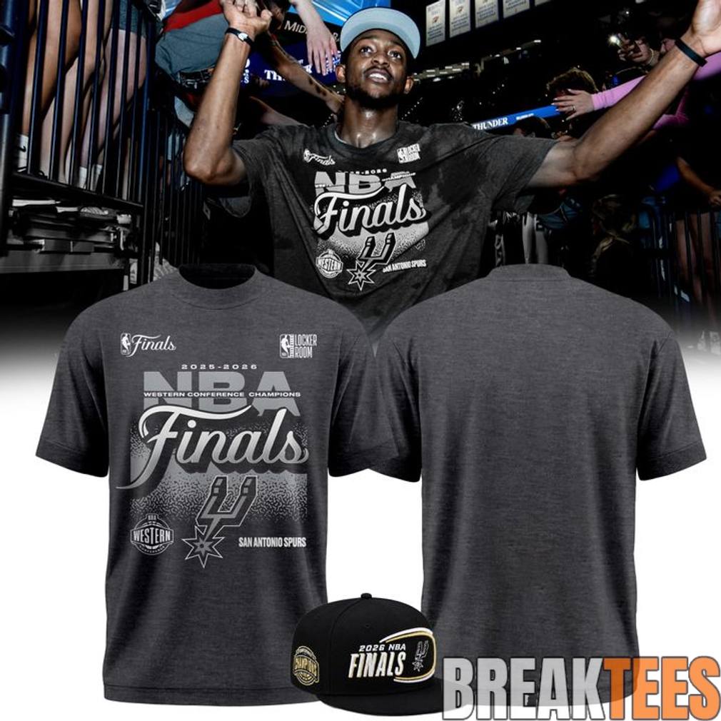 San Antonio Spurs 2026 Western Conference Finals - Adult & Kids T-Shirts, Sweatshirts & Hoodies apparel design preview 1