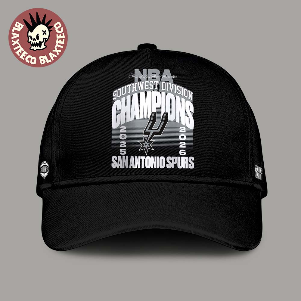 San Antonio Spurs Black 2026 NBA Southwest Division - Adult & Kids T-Shirts, Sweatshirts & Hoodies apparel design preview 1