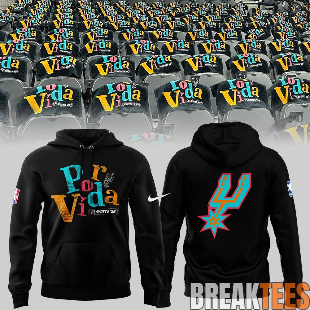 San Antonio Spurs Playoff 2026 - Adult & Kids T-Shirts, Sweatshirts & Hoodies apparel design preview 1