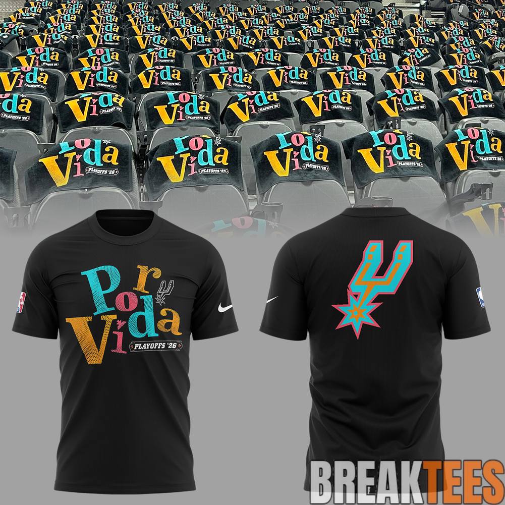San Antonio Spurs Playoff 2026 - Adult & Kids T-Shirts, Sweatshirts & Hoodies apparel design preview 1