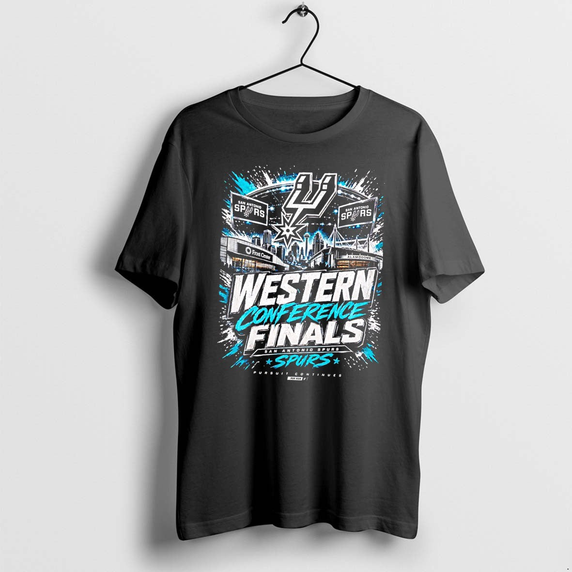 San Antonio Spurs Western Conference Finals 2026 - Adult & Kids T-Shirts, Sweatshirts & Hoodies apparel design preview 1