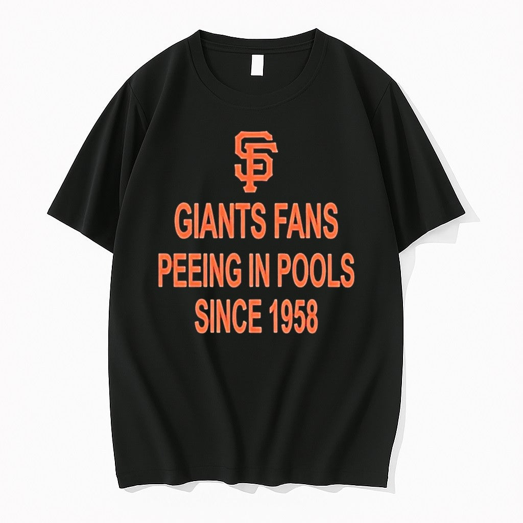 San Francisco Giants Fans Peeing In Pools Since 1958 - Adult & Kids T-Shirts, Sweatshirts & Hoodies apparel design preview 1