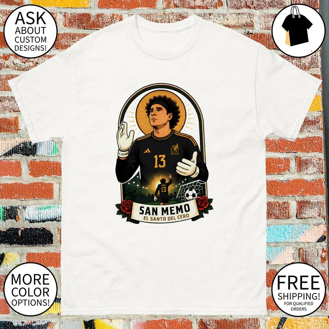 San Memo Graphic Mexico Goalkeeper 2026 World Cup FC - Adult & Kids T-Shirts, Sweatshirts & Hoodies apparel design preview 1