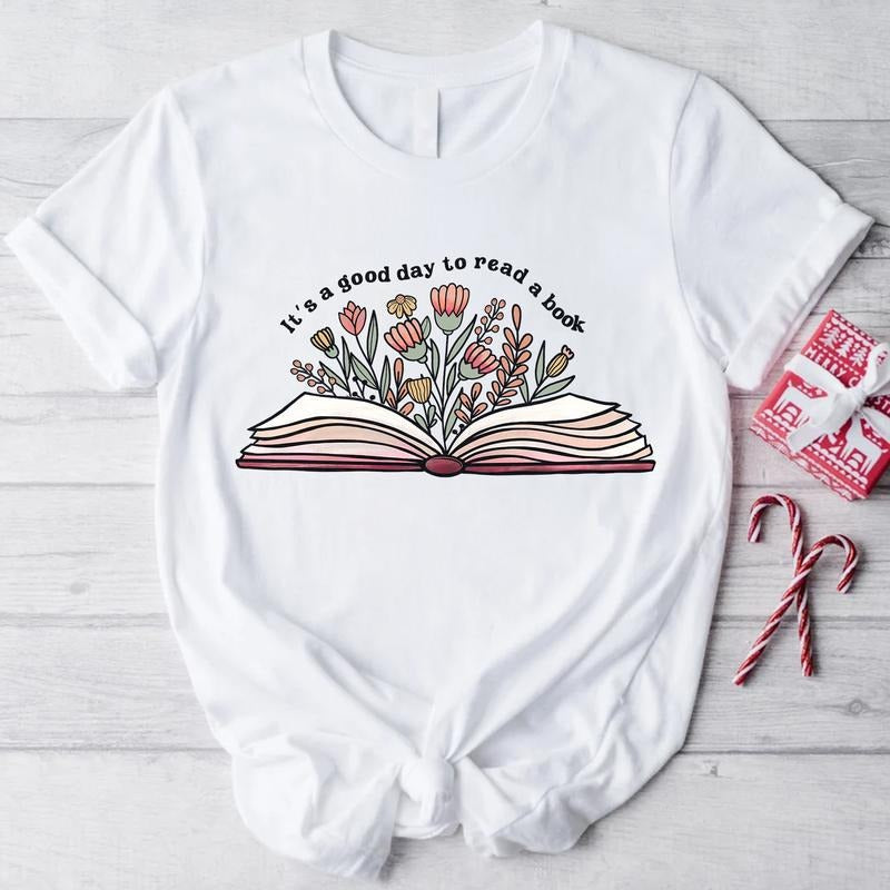 Sandjest Book Lovers 'S Good Day Read Bookworms - Adult & Kids T-Shirts, Sweatshirts & Hoodies apparel design preview 1