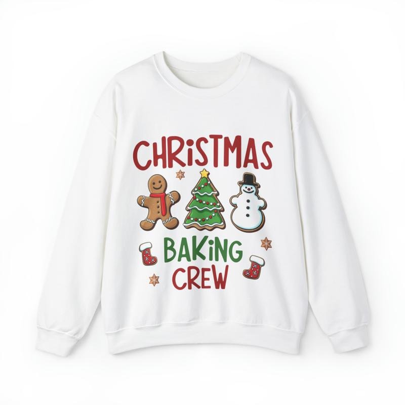 Sandjest Cookie Baking Crew Family Matching - Adult & Kids T-Shirts, Sweatshirts & Hoodies apparel design preview 1
