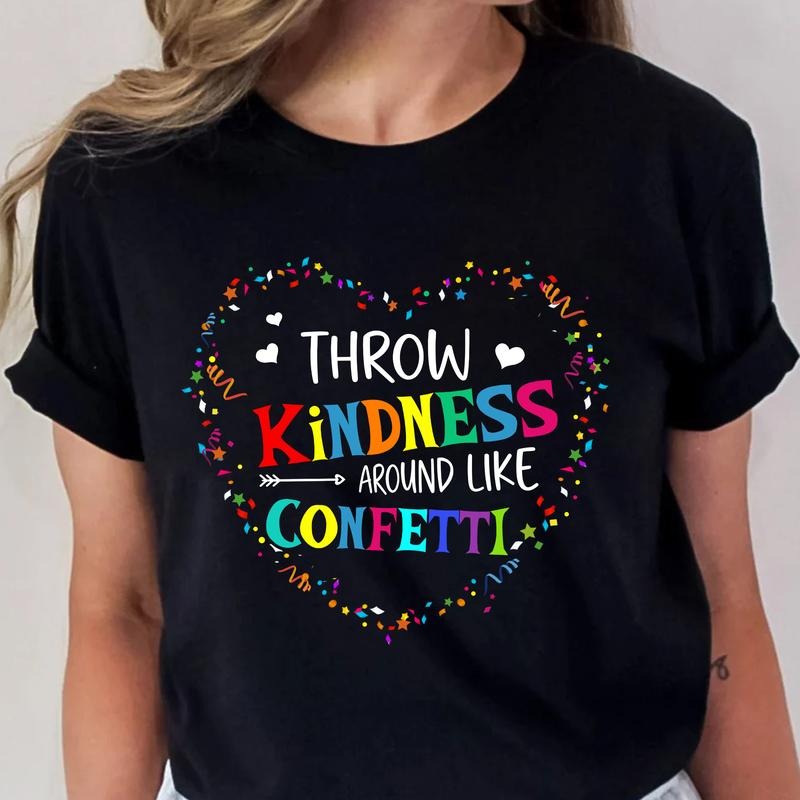 Sandjest Inspirational Throw Kindness Around Like - Adult & Kids T-Shirts, Sweatshirts & Hoodies apparel design preview 1