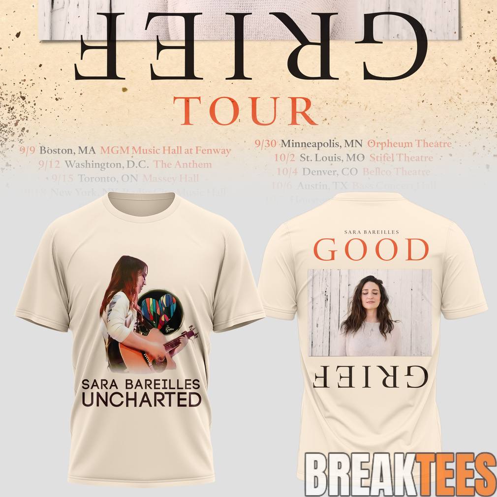 Sara Bareilles 'Good Grief' Tour 2026 - Adult & Kids T-Shirts, Sweatshirts & Hoodies apparel design preview 1
