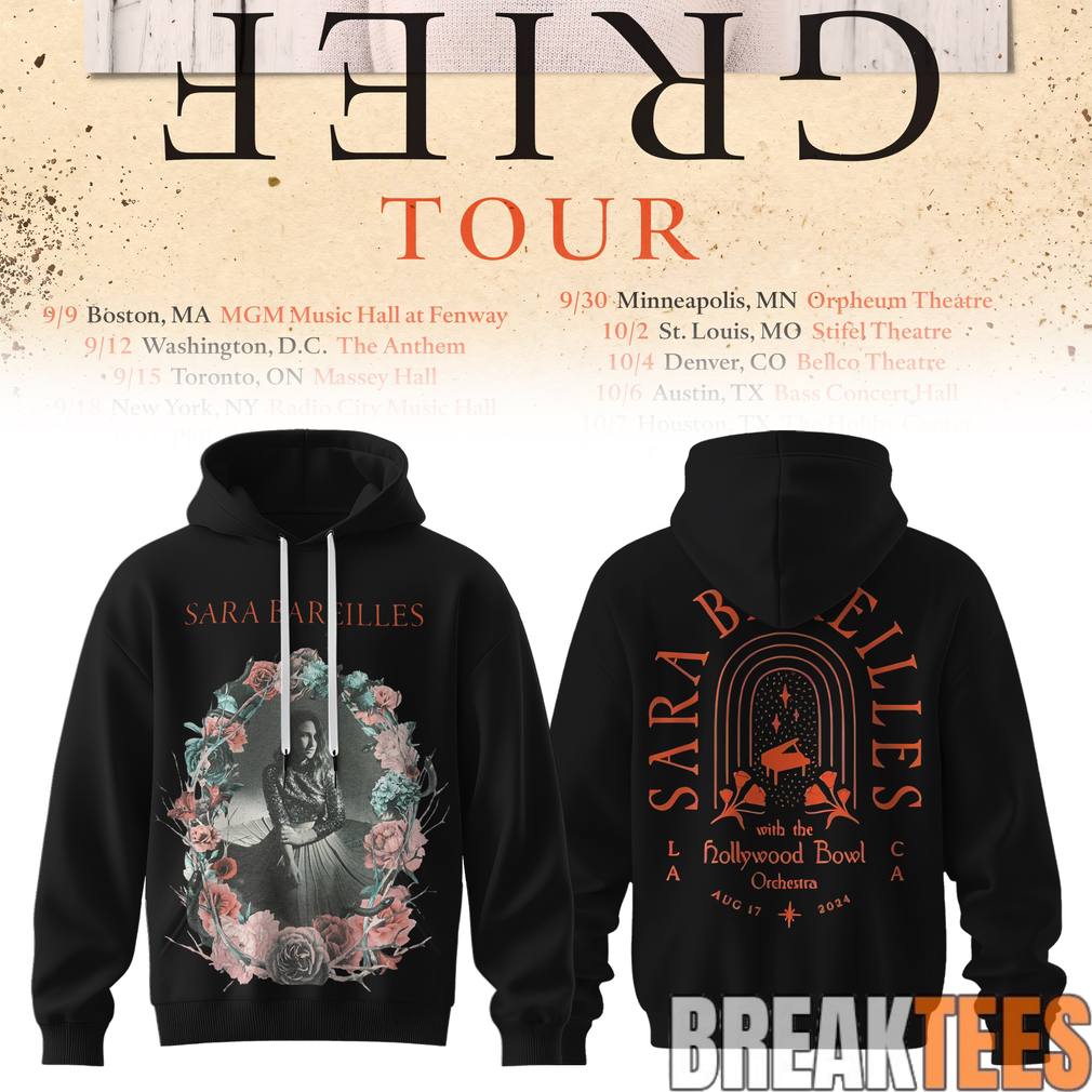 Sara Bareilles 'Good Grief' Tour 2026 Special - Adult & Kids T-Shirts, Sweatshirts & Hoodies apparel design preview 1