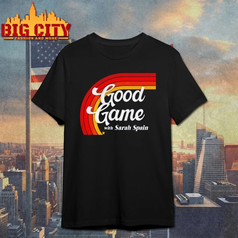 Sarah Spain Good Game Logo - Adult & Kids T-Shirts, Sweatshirts & Hoodies apparel design preview 1