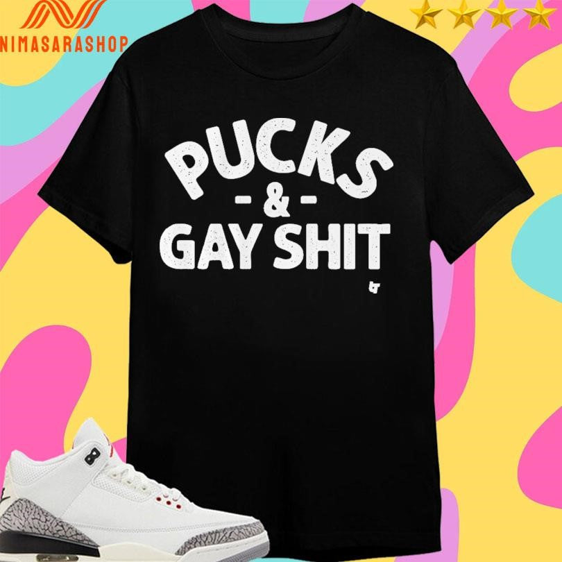 Sarah Spain Pucks And Gay Shit - Adult & Kids T-Shirts, Sweatshirts & Hoodies apparel design preview 1