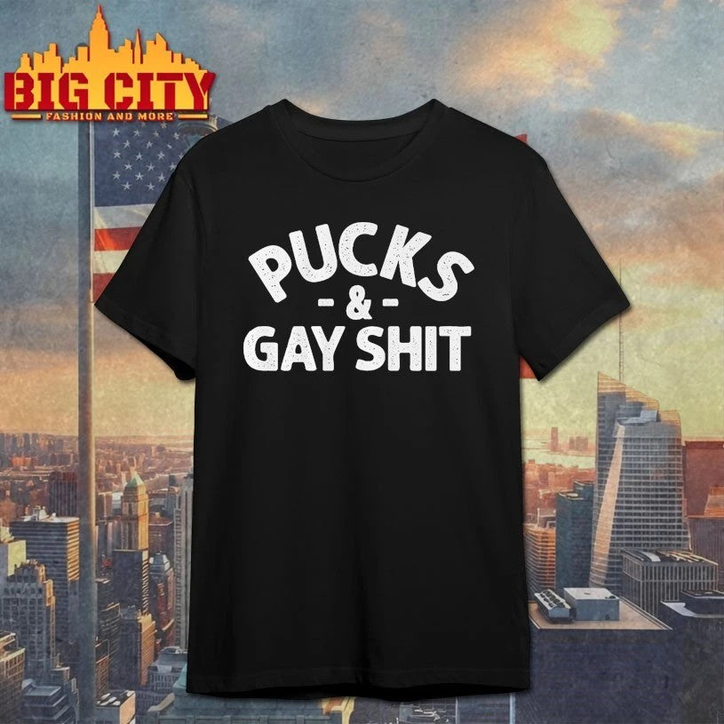 Sarah Spain Pucks Gay Shit - Adult & Kids T-Shirts, Sweatshirts & Hoodies apparel design preview 1
