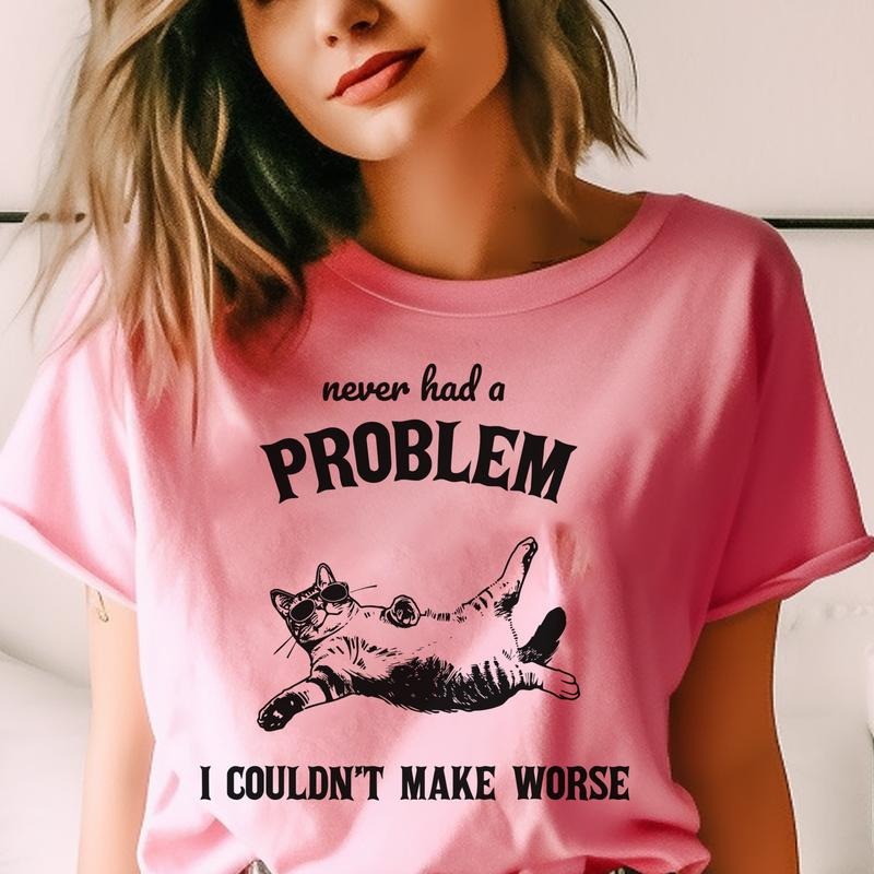 Sarcastic Animal Funny Cat Racoon Tops - Adult & Kids T-Shirts, Sweatshirts & Hoodies apparel design preview 1
