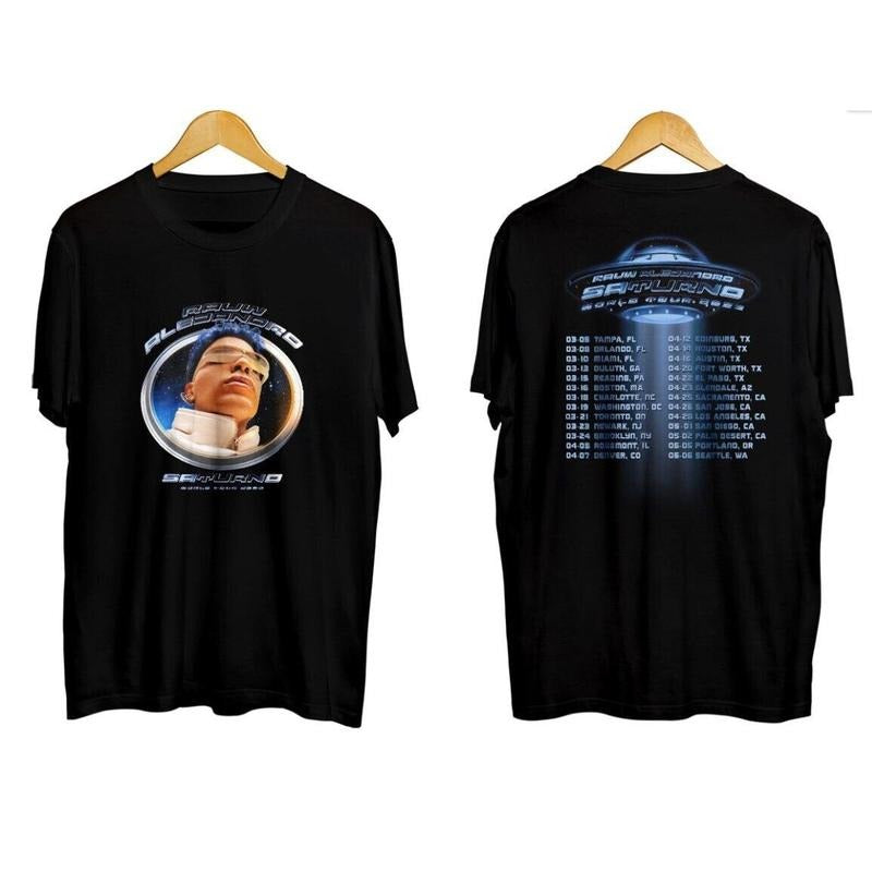 Saturno Rauw Alejandro World Tour - Adult & Kids T-Shirts, Sweatshirts & Hoodies apparel design preview 1