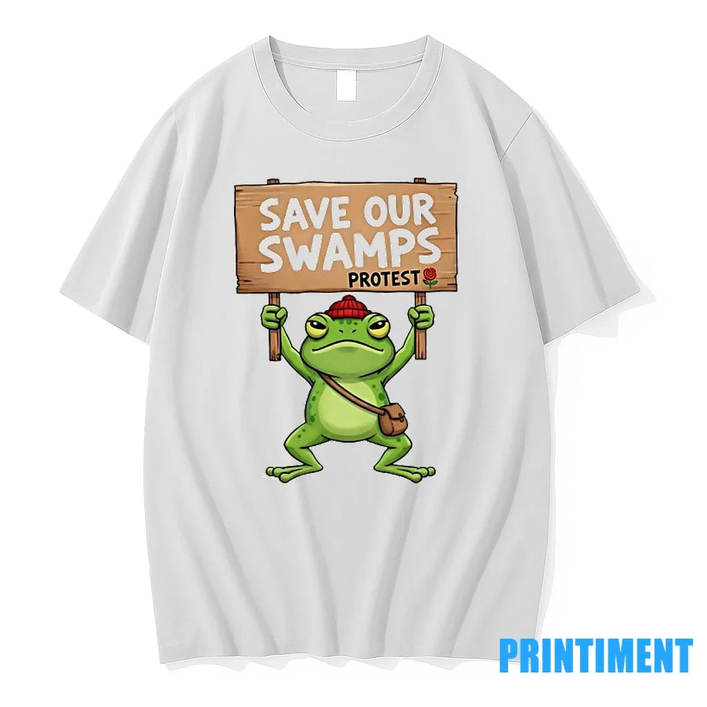 Save Our Swamps Protest Portland Frog Sweater - Adult & Kids T-Shirts, Sweatshirts & Hoodies apparel design preview 1