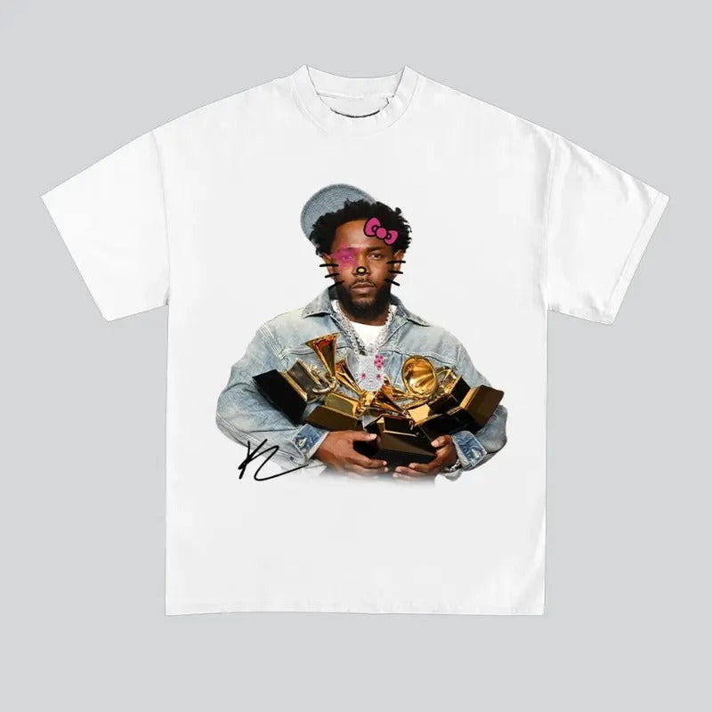 Say Drake K Dot Kitty Super Star Rap 5x Cahmps Top - Adult & Kids T-Shirts, Sweatshirts & Hoodies apparel design preview 1