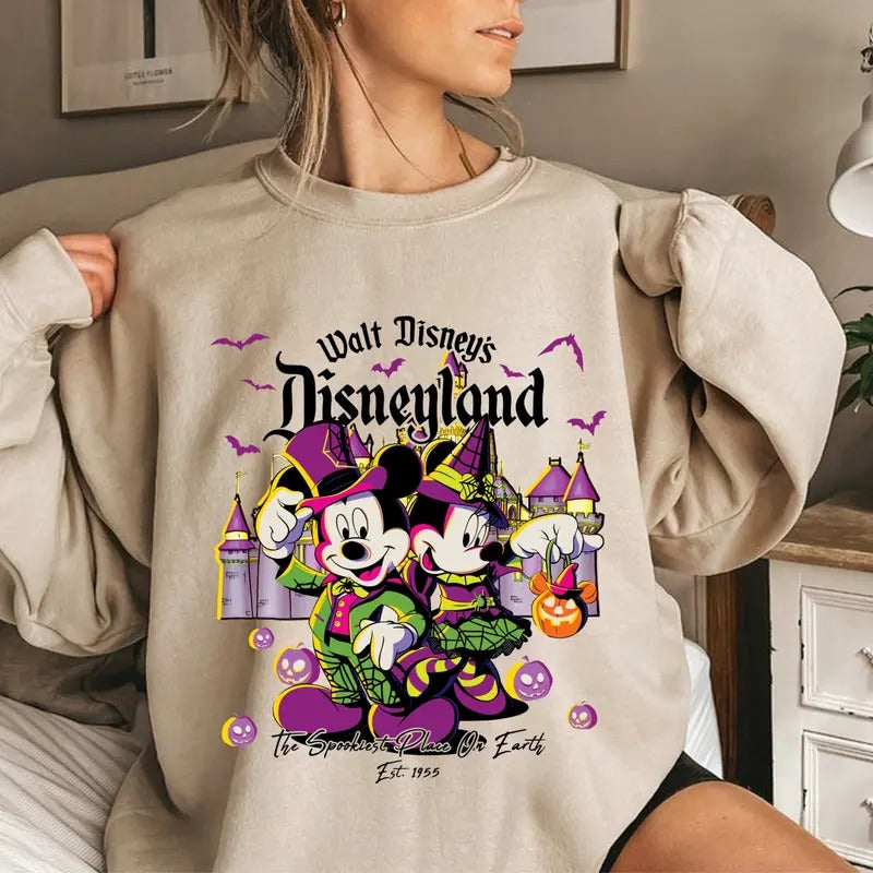Scary Castle Retro Spookiest Plau Earth EST 1955 - Adult & Kids T-Shirts, Sweatshirts & Hoodies apparel design preview 1