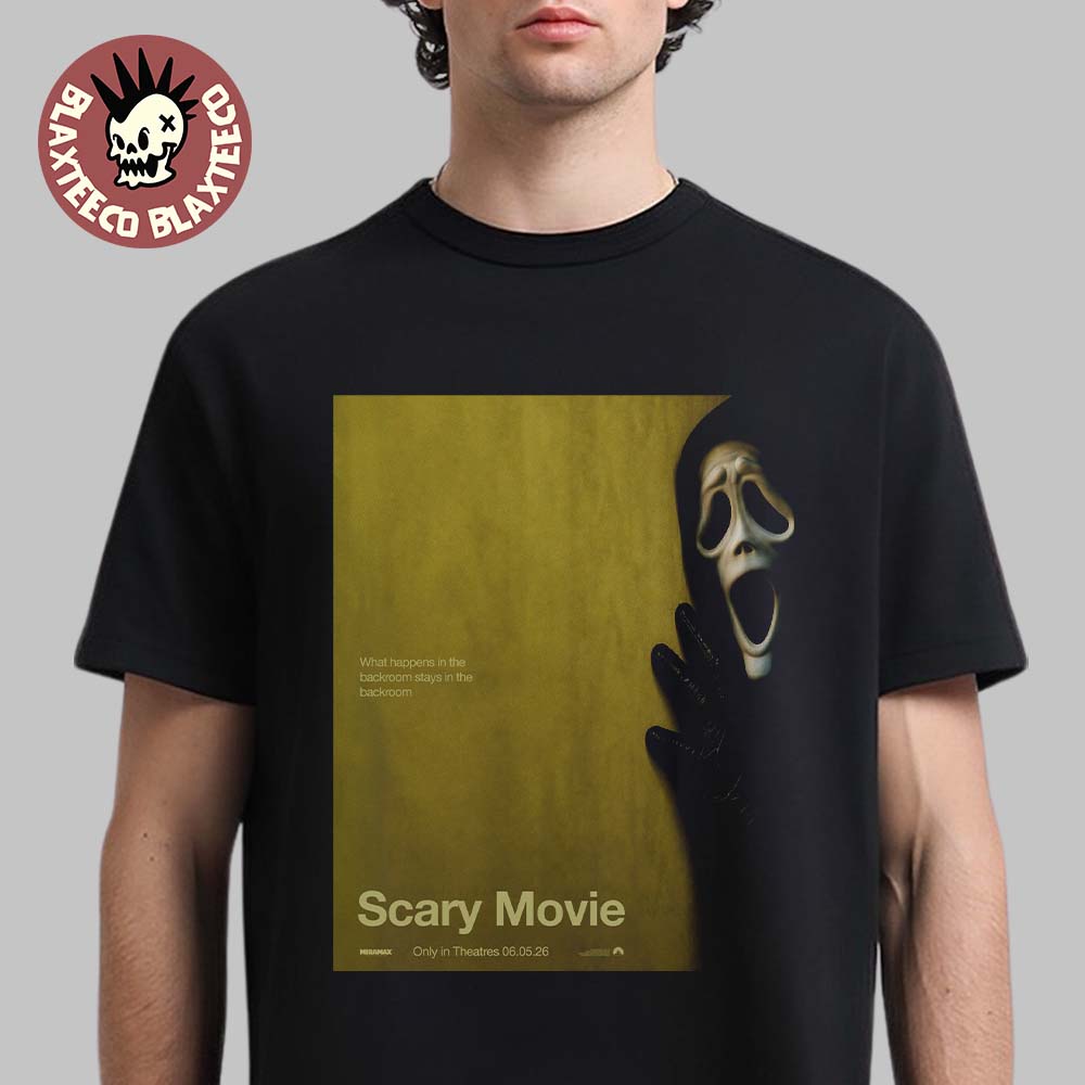 Scary Movie 6 Backrooms Parody Poster What Happens In - Adult & Kids T-Shirts, Sweatshirts & Hoodies apparel design preview 1