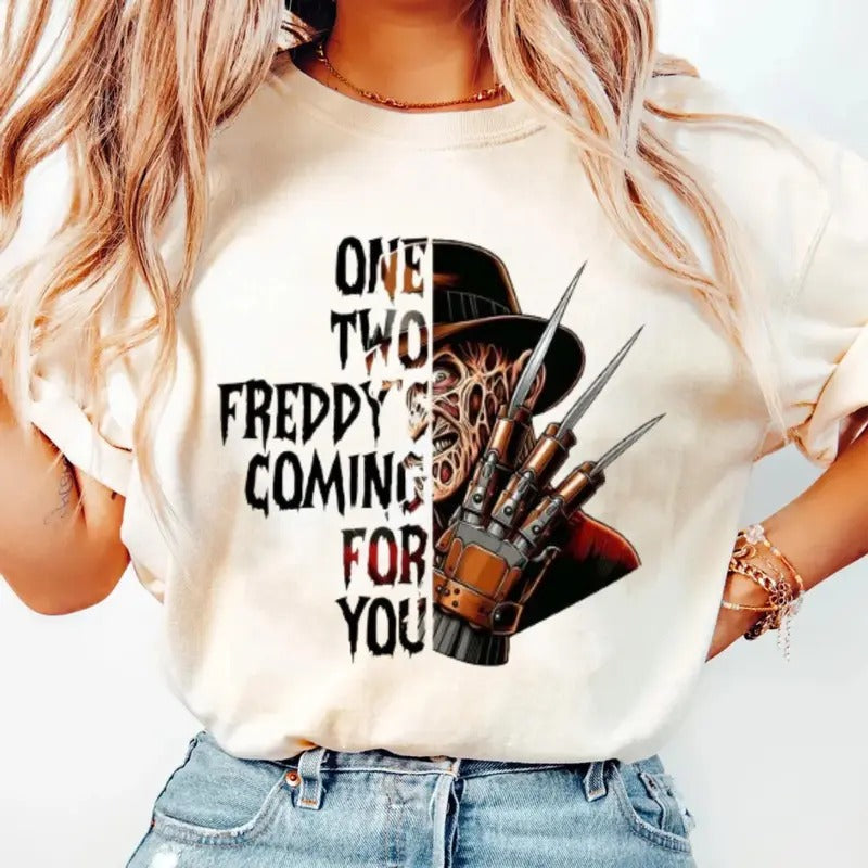 Scary Movie Character Spooky Halloween Fan Short - Adult & Kids T-Shirts, Sweatshirts & Hoodies apparel design preview 1