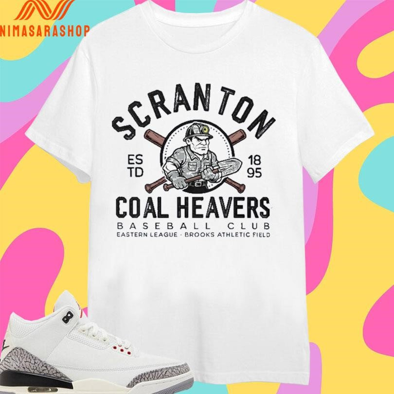 Scranton Coal Heavers Baseball Club Estd 1895 Eastern - Adult & Kids T-Shirts, Sweatshirts & Hoodies apparel design preview 1