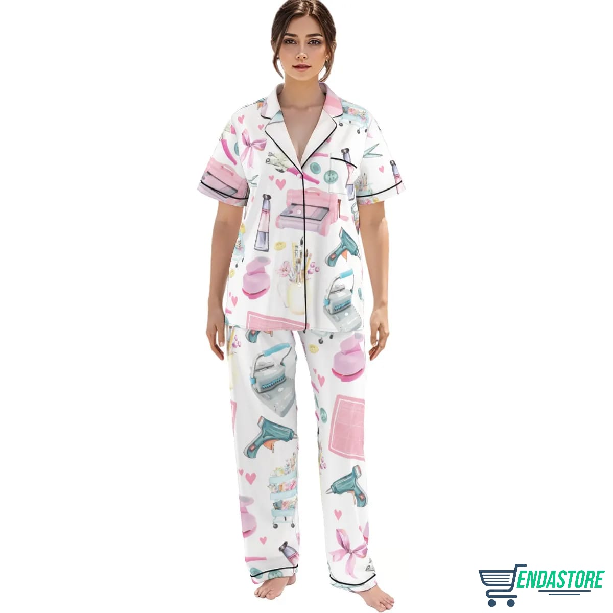 Scrapbook Girl Pajama Set For Women 3D Sweater - Gift Idea product image 2
