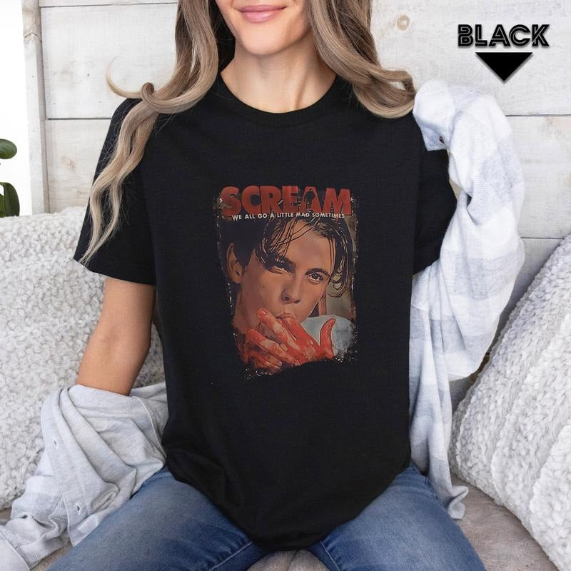Scream Billy Loomis Lets Watch Scary Movies Horror - Adult & Kids T-Shirts, Sweatshirts & Hoodies apparel design preview 1