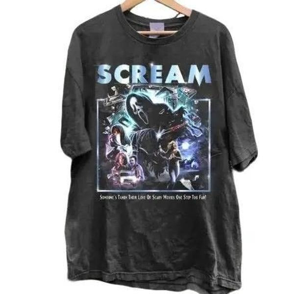 Scream Movie Vintage Halloween - Adult & Kids T-Shirts, Sweatshirts & Hoodies apparel design preview 1