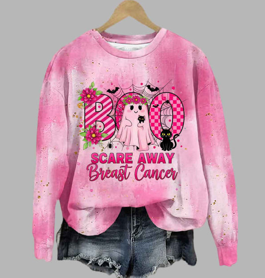Women’s Breast Cancer Pink Print Sweatshirt 3D Sweater - Gift Idea product image