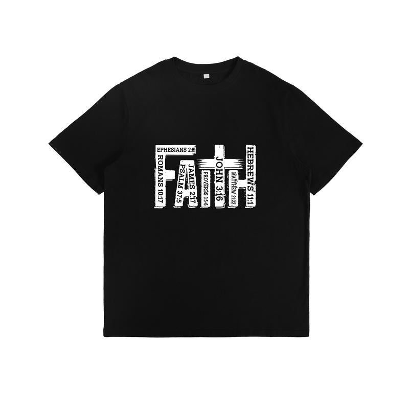 Scripture Inspired "Faith" Artfully Crafted Iconic - Adult & Kids T-Shirts, Sweatshirts & Hoodies apparel design preview 1