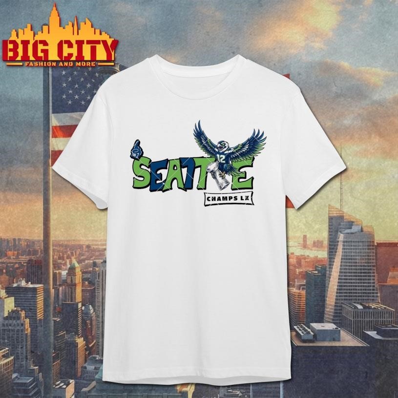Seattle Football Championship 2026 - Adult & Kids T-Shirts, Sweatshirts & Hoodies apparel design preview 1