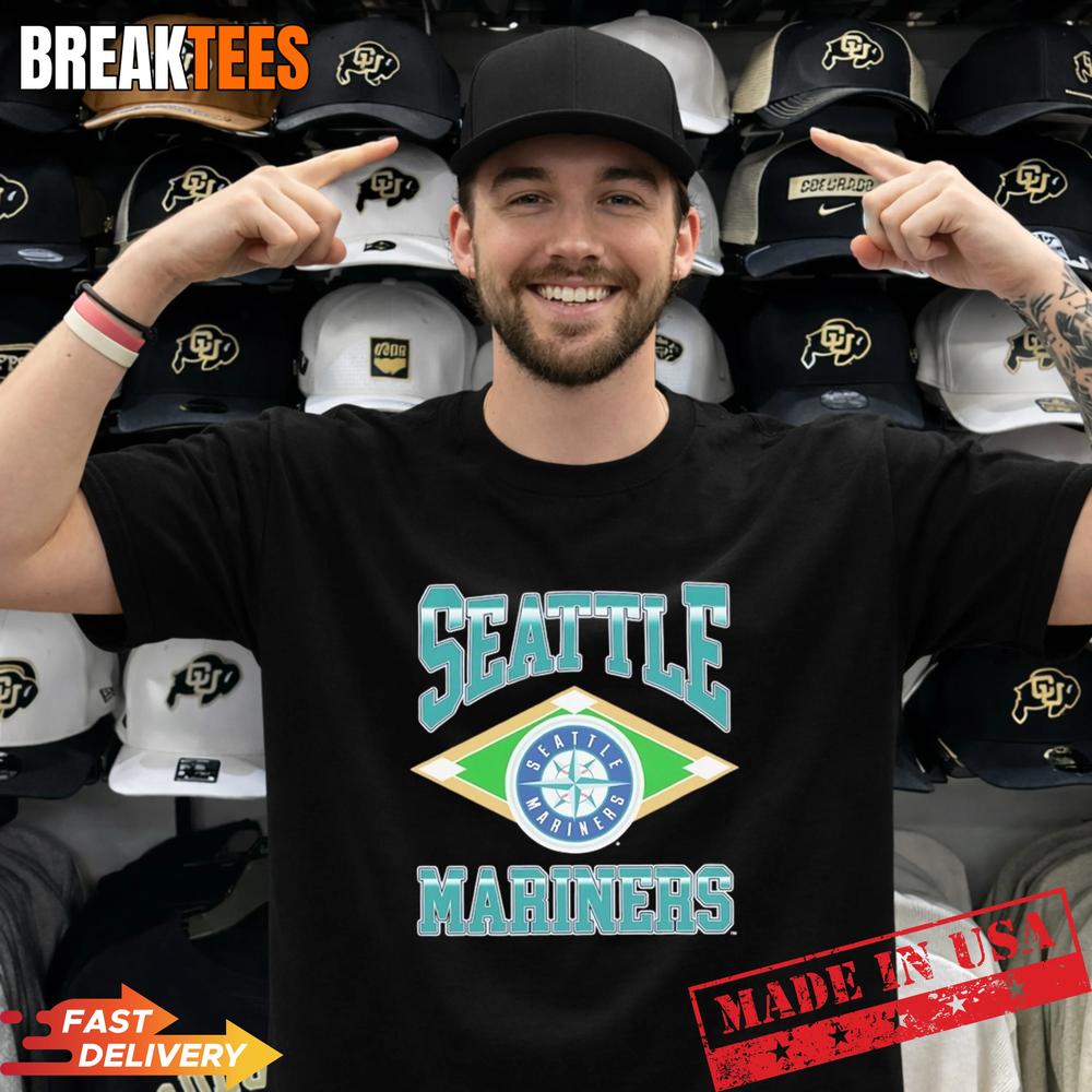 Seattle Mariners Field Diamond Baseball - Adult & Kids T-Shirts, Sweatshirts & Hoodies apparel design preview 1