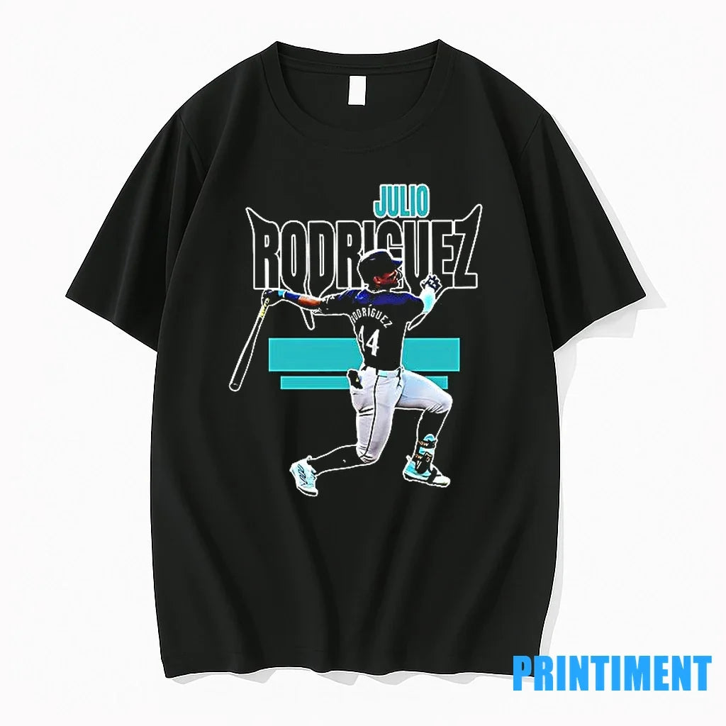 Seattle Mariners Julio Rodriguez Player Sweater - Adult & Kids T-Shirts, Sweatshirts & Hoodies apparel design preview 1