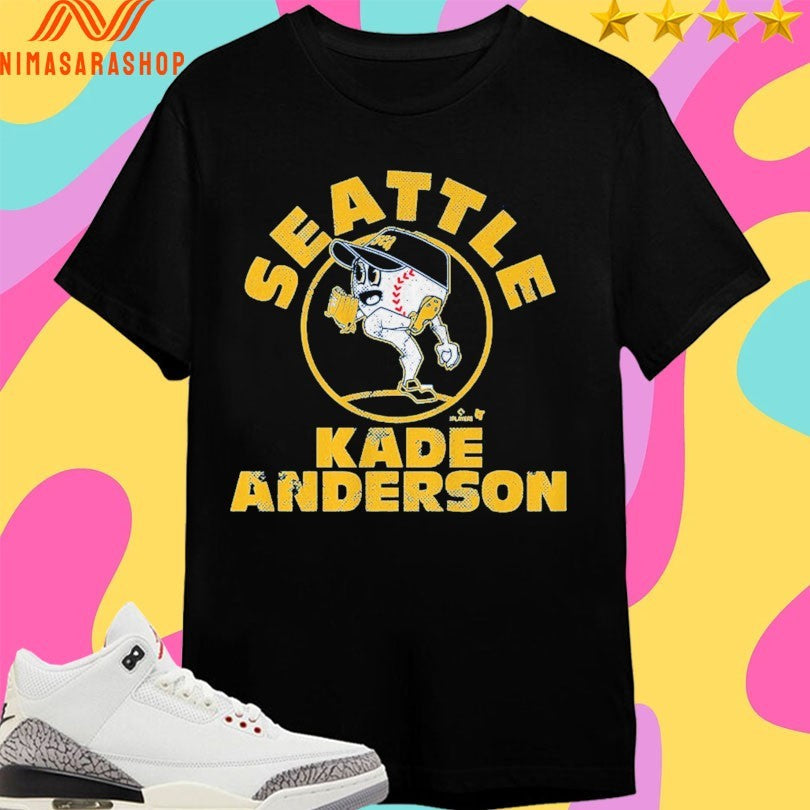Seattle Mariners Kade Anderson Baseball Buddies - Adult & Kids T-Shirts, Sweatshirts & Hoodies apparel design preview 1