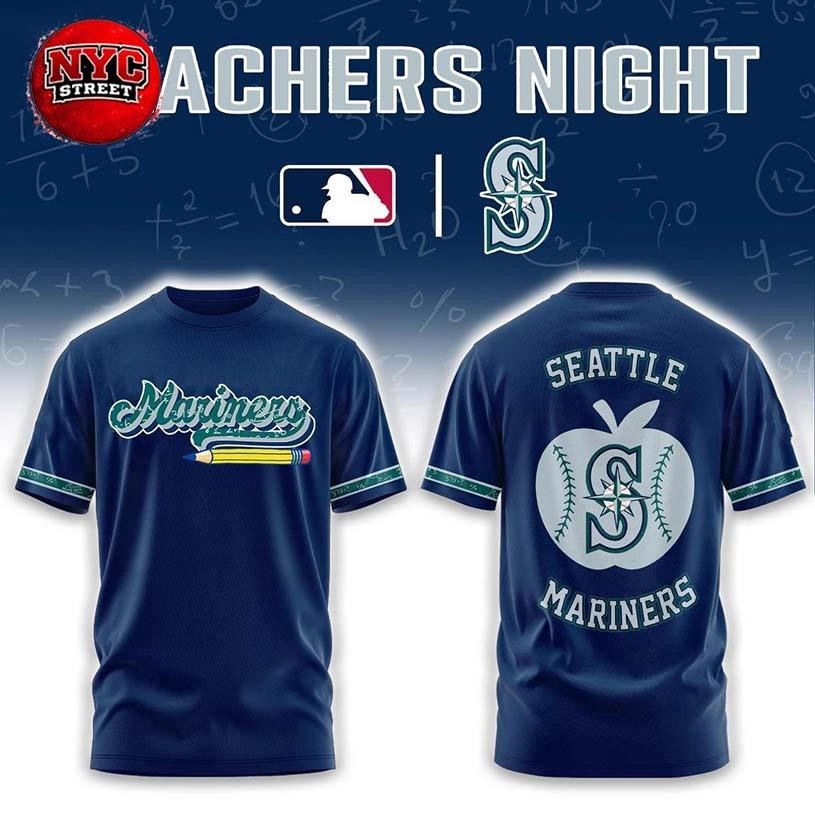 Seattle Mariners Teacher Appreciation Night 2026 - Adult & Kids T-Shirts, Sweatshirts & Hoodies apparel design preview 1