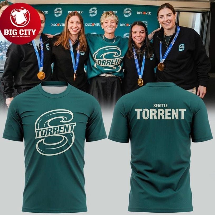 Seattle Torrent Megan Anna Rapinoe 2026 Night Two - Adult & Kids T-Shirts, Sweatshirts & Hoodies apparel design preview 1