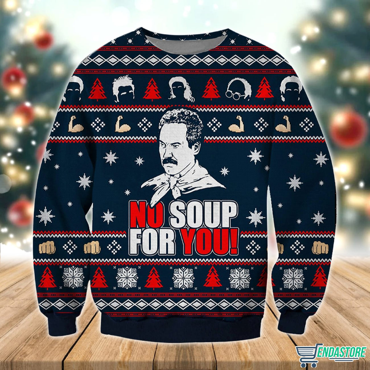 Seinfeld No Soup For You 3D Christmas Sweater - Holiday Gift product image