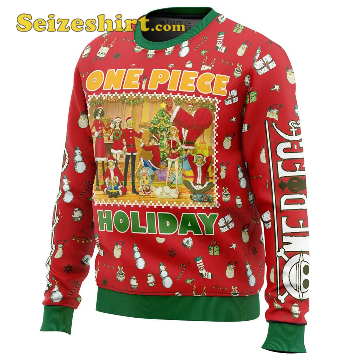 Seizeshirt Happy Holidays One Piece Ugly Christmas Sweater - Holiday Gift product image 2