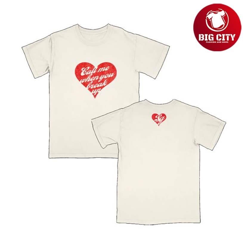 Selena Gomez Call Me When You Break Up Two Sided - Adult & Kids T-Shirts, Sweatshirts & Hoodies apparel design preview 1
