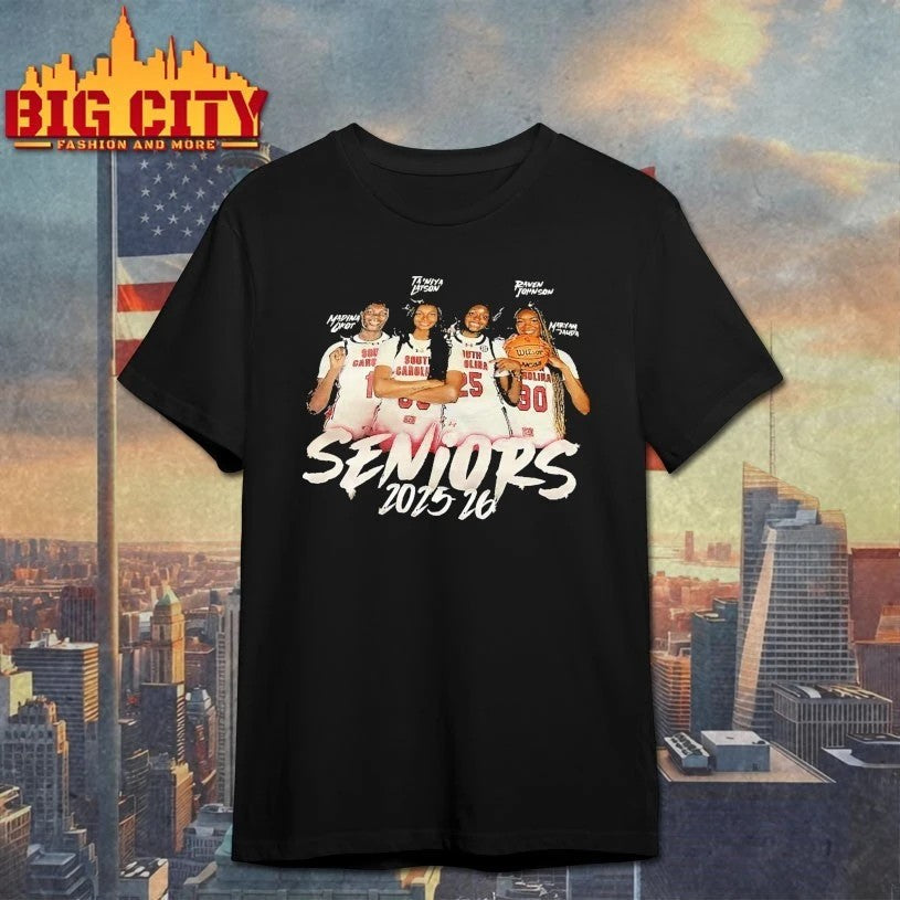 Seniors 2025-2026 South Carolina Women's Basketball - Adult & Kids T-Shirts, Sweatshirts & Hoodies apparel design preview 1