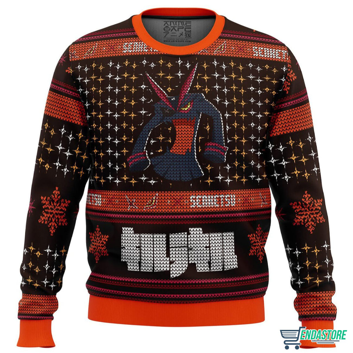 Senketsu Kill la Kill 3D Christmas Sweater - Holiday Gift product image