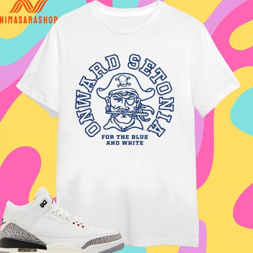Seton Hall Pirates Men’s Basketball Onward - Adult & Kids T-Shirts, Sweatshirts & Hoodies apparel design preview 1
