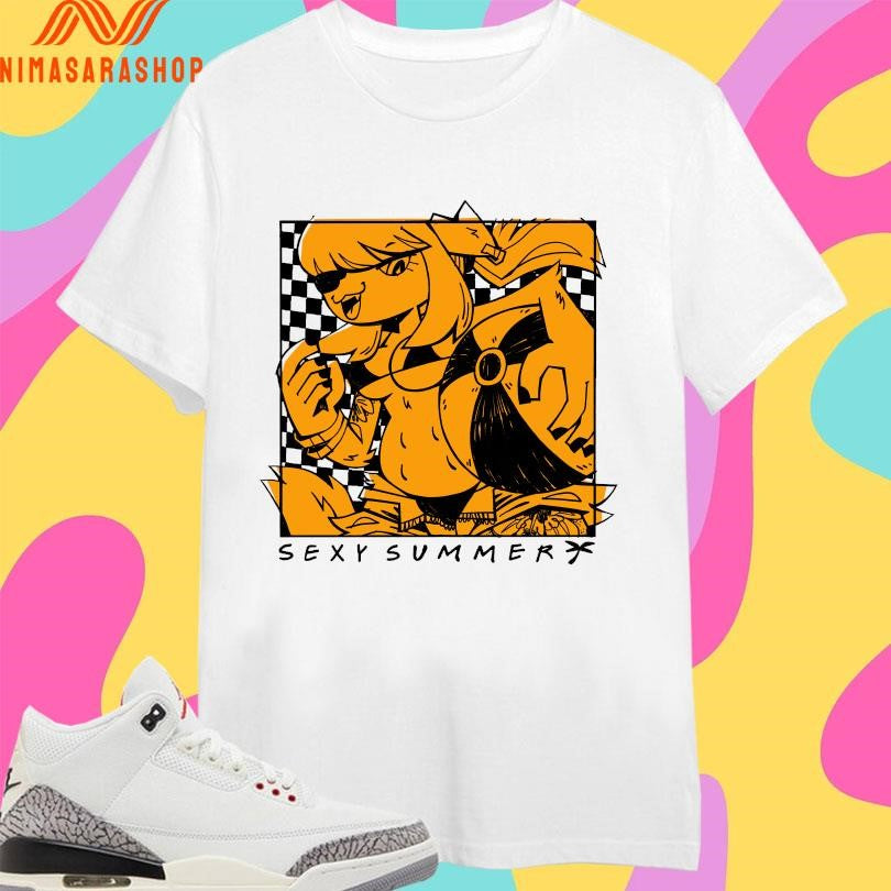 Sexy Summer Racerback Dog - Adult & Kids T-Shirts, Sweatshirts & Hoodies apparel design preview 1