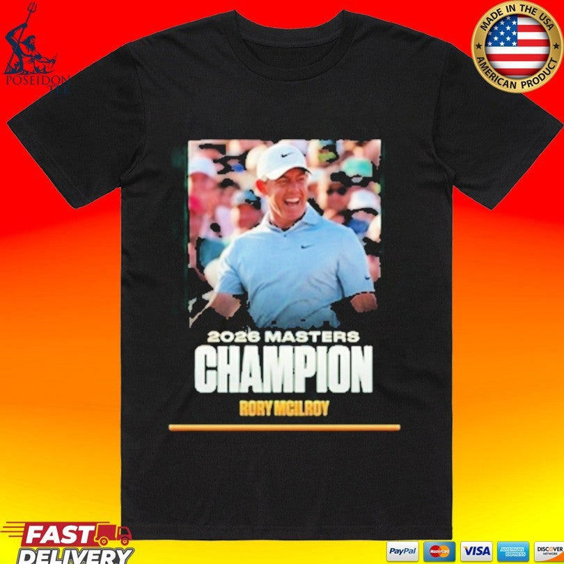 Rory Mcilroy 2026 Masters Champions - Adult & Kids T-Shirts, Sweatshirts & Hoodies apparel design preview 1