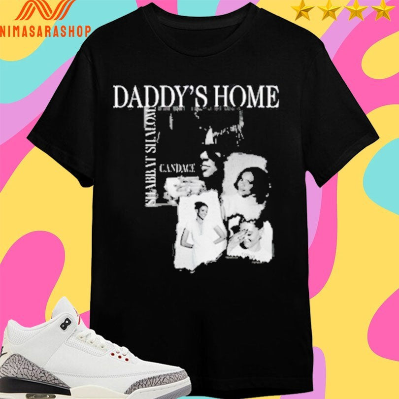 Shabbat Shalom Daddy’s Home - Adult & Kids T-Shirts, Sweatshirts & Hoodies apparel design preview 1