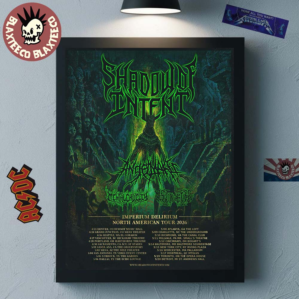 Shadow Of Intent Imperium Delirium North American - Adult & Kids T-Shirts, Sweatshirts & Hoodies apparel design preview 1