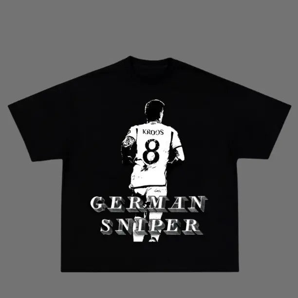 Shadow Kroos Sniper Vintage Soccer Menswear - Adult & Kids T-Shirts, Sweatshirts & Hoodies apparel design preview 1